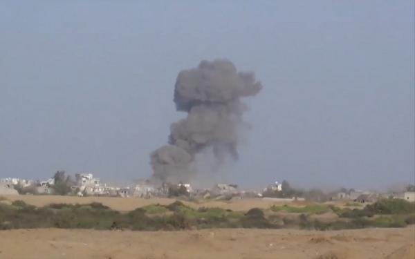 مصرع أكثر من 20 عنصراً حوثياً وإحراق طقم بغارات جوية في الجوف