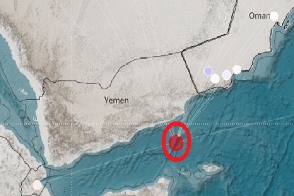 رصد هزة زلزالية بحرية قبالة سواحل المكلا
