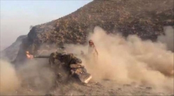 الضالع ..بدقة متناهية قذائف مدفيعة الجيش تصرع 13حوثيا