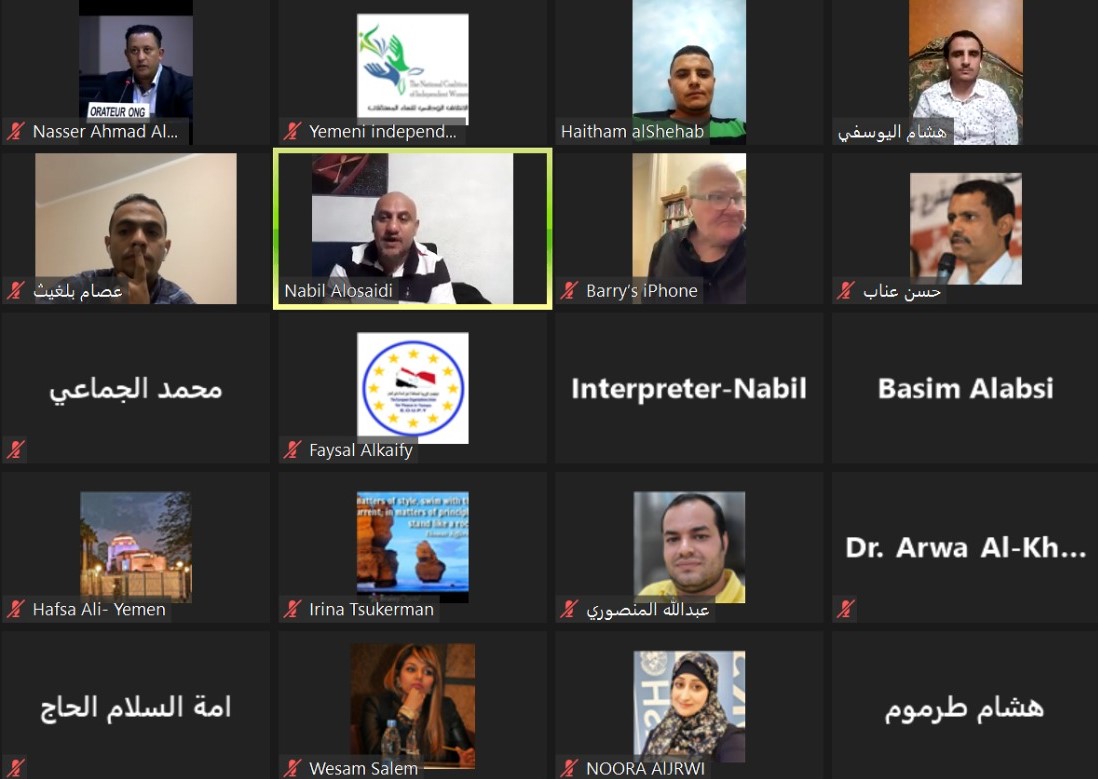 مناقشة انتهاكات المليشيا بحق الصحفيين في ندوة "الحريات الصحفية في اليمن تحت رحمة المشانق"
