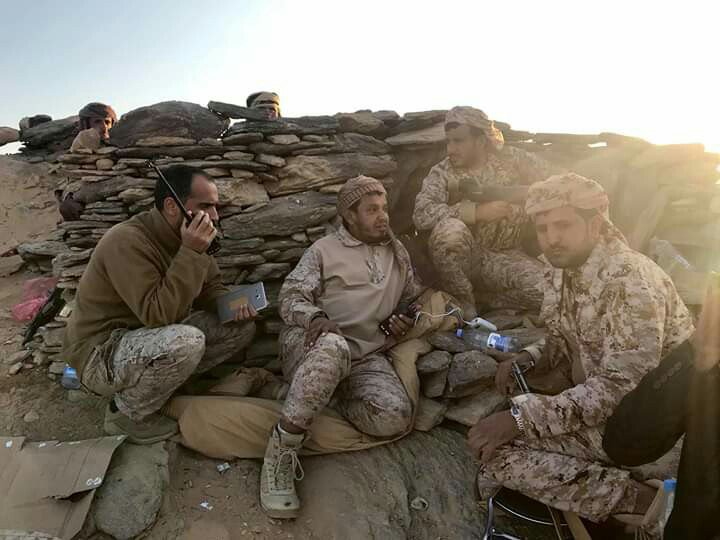 قائد المحور الشمالي يقود معارك النصر في الجوف والمليشيات في الرمق الاخير