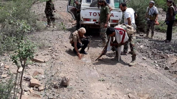 الضالع: نجاة قيادات عسكرية من موت محقق بانفجار لغم أرضي في "قعطبة"