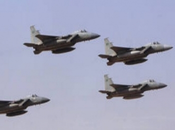 طيران التحالف يستهدف مواقع الحوثيين في مديرية ماهلية بمحافظة مأرب
