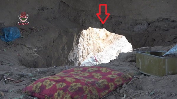 شاهد بالفيديو ..ميليشيا الحوثي تستخدم طريقة "حزب الله" المشهورة في حفر الخنادق والسراديب الى المنازل