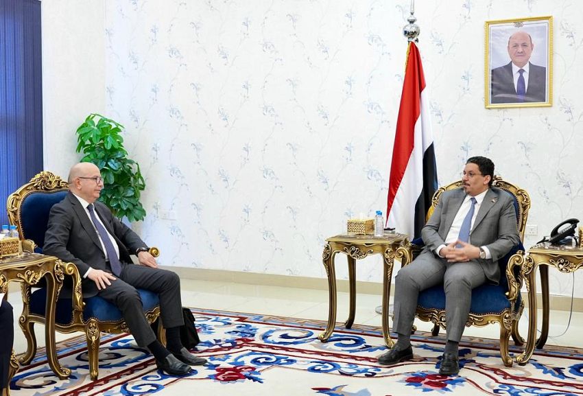 وزير الخارجية يلتقي السفير التركي لدى اليمن