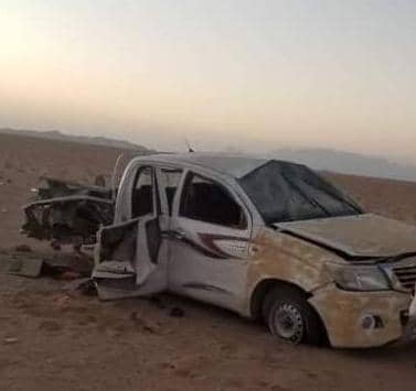إستشهاد 3 مدنيين واصابة 5 اخرين بإنفجار لغم ارضي حوثي بالجوف