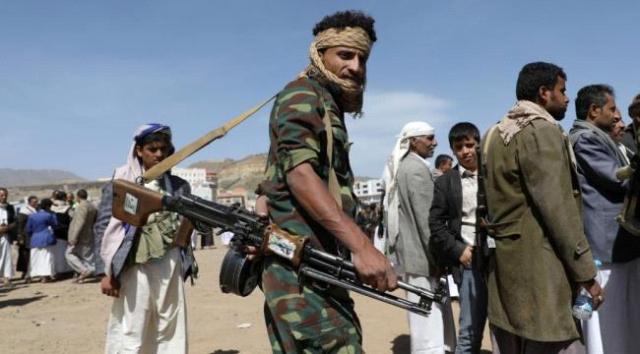 ظهر شاب يمني قبل إعدامه بدقائق من قبل مليشيا الحوثي