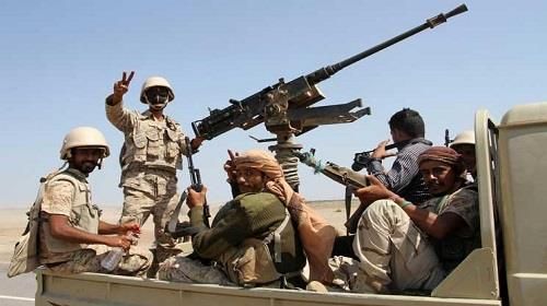 الجيش الوطني يستهدف رتلاً عسكرياً لمليشيا الحوثي في البقع بصعدة