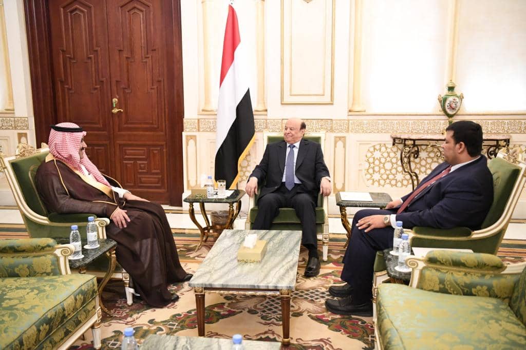 رئيس الجمهورية يستقبل السفير السعودي لدى اليمن