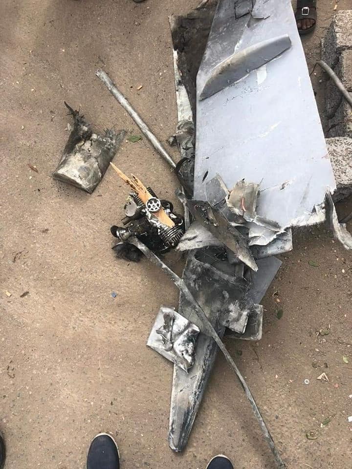 إسقاط طائرات مسيرة ايرانيه قبل قليل في سماء مدينة مأرب وهذا ماحدث ..شاهد (صوره)