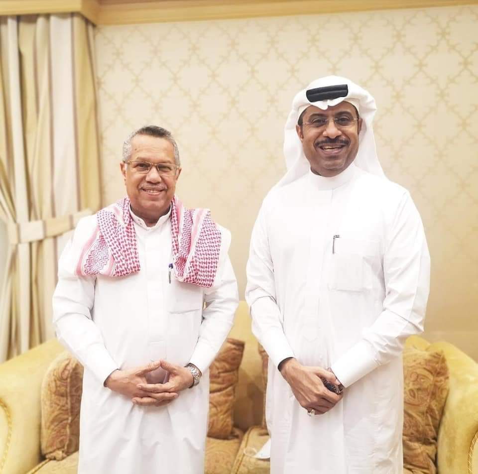 مستشار رئيس الجمهورية بن دغر يستقبل رئيس مجلس الأعمال السعودي اليمني 