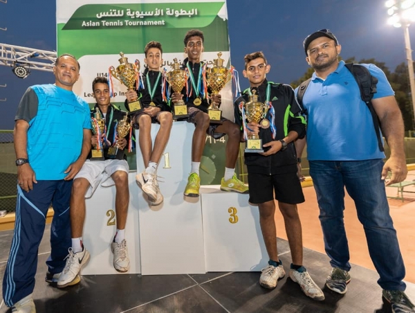 ناشئو اليمن يتربعون على عرش البطولة الآسيوية لتنس الميدان