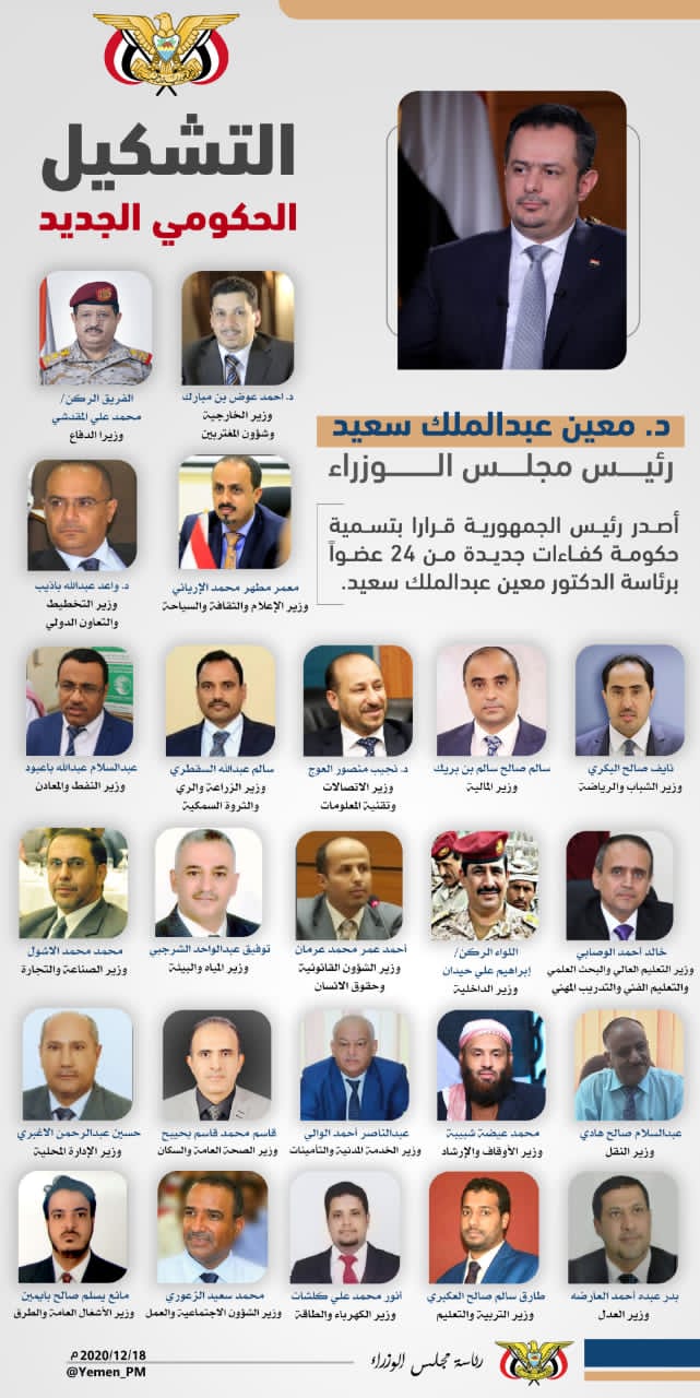 بالإسم والصورة.. تعرف على التشكيلة الوزارية في الحكومة الجديدة 