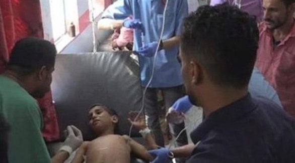 إصابة 3 أطفال بقصف حوثي على تعز