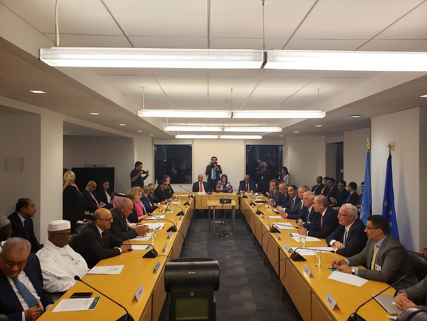 وزير الخارجية يشارك في فعالية الطاولة المستديرة حول مبادرة السلام العربية في نيويورك
