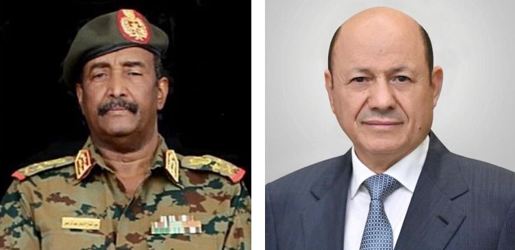 رئيس مجلس القيادة الرئاسي يهنئ رئيس مجلس السيادة السوداني بحلول شهر رمضان