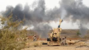  مدفعية الجيش الوطني تدمر معدات عسكرية لمليشيا الحوثي في صعده