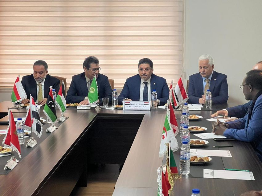 وزير الخارجية يناقش مع رئيس بعثة جامعة الدول العربية في انقرة تطورات الأوضاع في اليمن