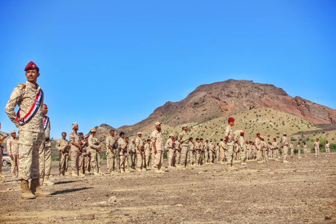 عرض عسكري في محور أبين بمناسبة العيد الوطني الـ 31 للجمهورية اليمنية 22 مايو