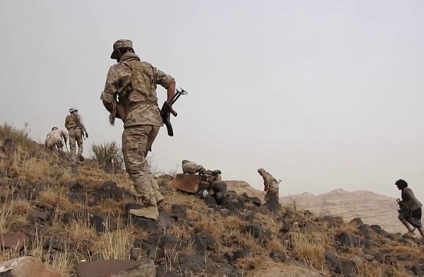 الجيش الوطني يحبط تسللات لمليشيا الحوثي في قانية ويستعيد مواقع في نهم