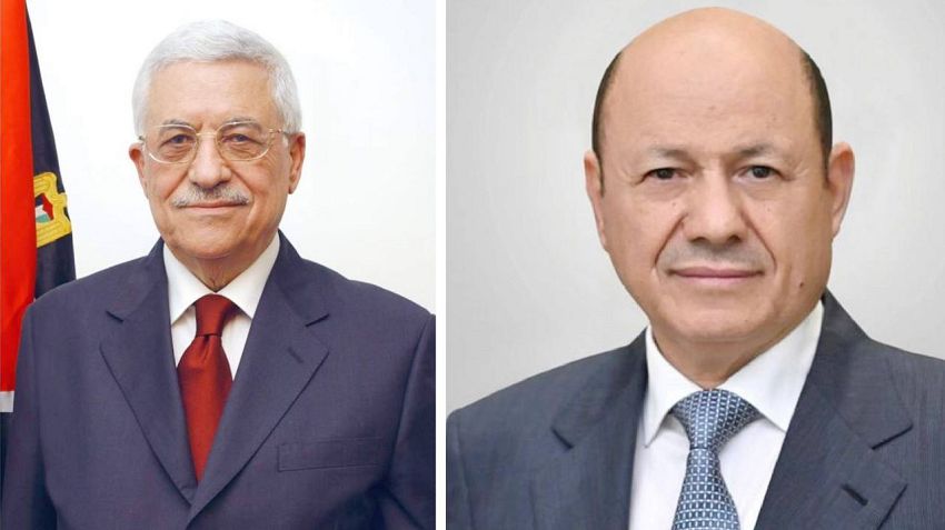 رئيس مجلس القيادة يهنئ الرئيس الفلسطيني بمناسبة عيد الأضحى المبارك