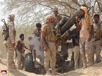  العثور على مدفع غريب..في هذه الجبهة بعد تحريرها من ميليشيا الحوثي(صورة)