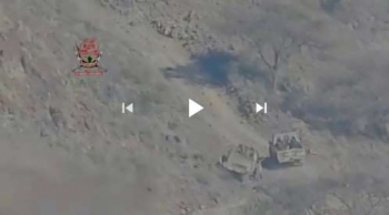 (( بالفيديو )) .. العمالقة تنشر مشهد مصور من الضالع اثار رعب الحوثيين ...شاهد