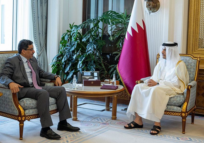 وزير الخارجية يلتقي رئيس وزراء قطر