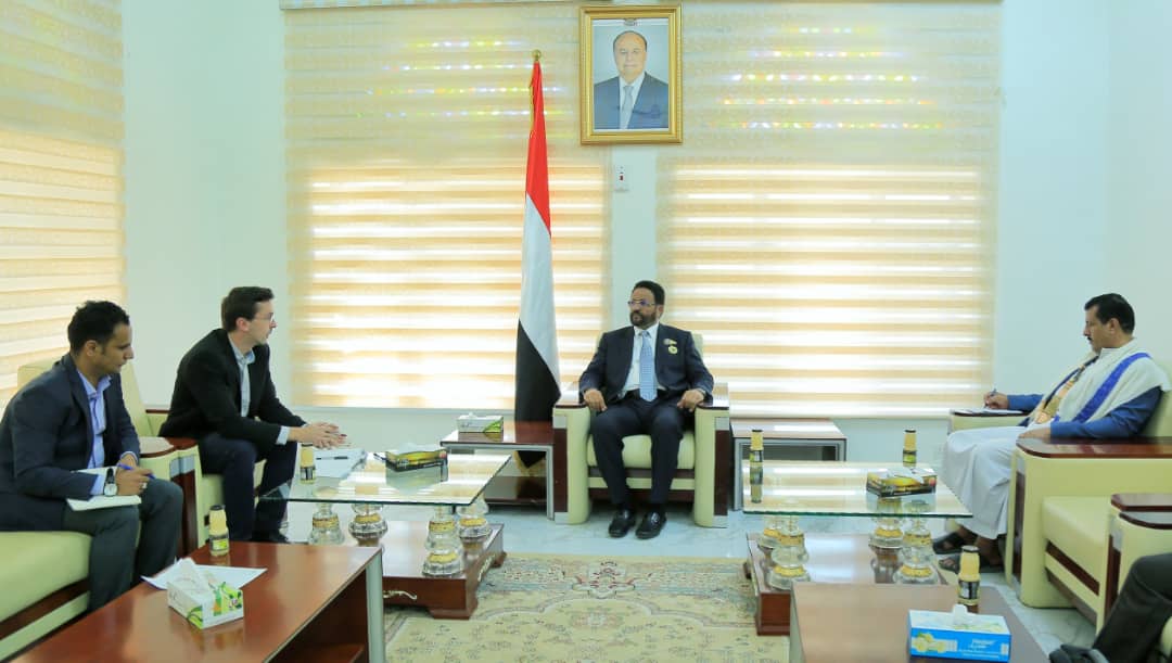 العرادة يستقبل مدير مكتب منظمة اطباء بلا حدود الهولندية بمأرب