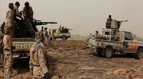 شاهد بالفيديو..عملية اقتحام عناصر الجيش الوطني متارس الميليشيات الحوثية في جبهة مريس بالضالع