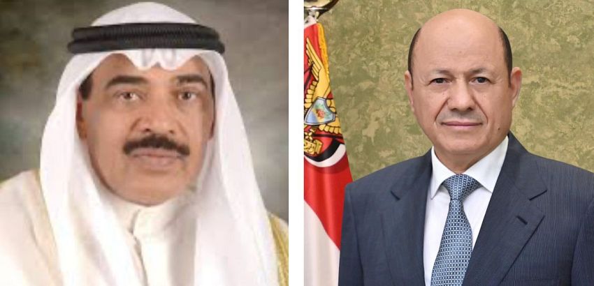 رئيس مجلس القيادة يجرى اتصالاً هاتفياً بولي العهد الكويتي